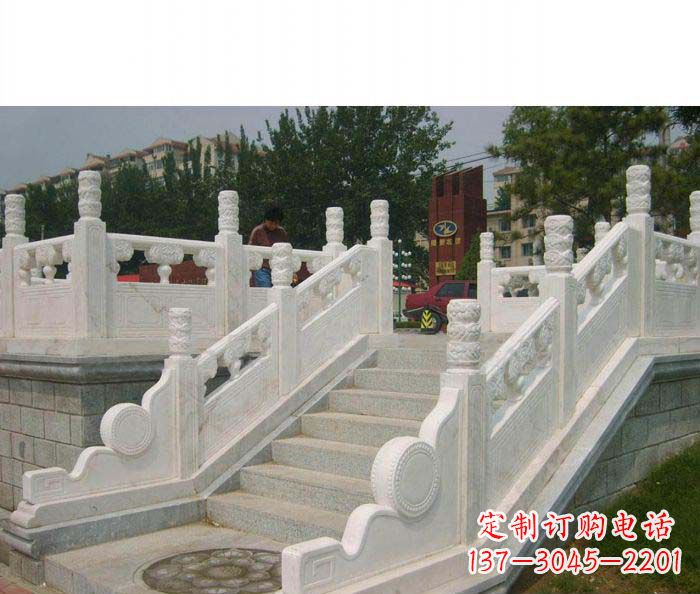 河源精美大理石栏板雕塑