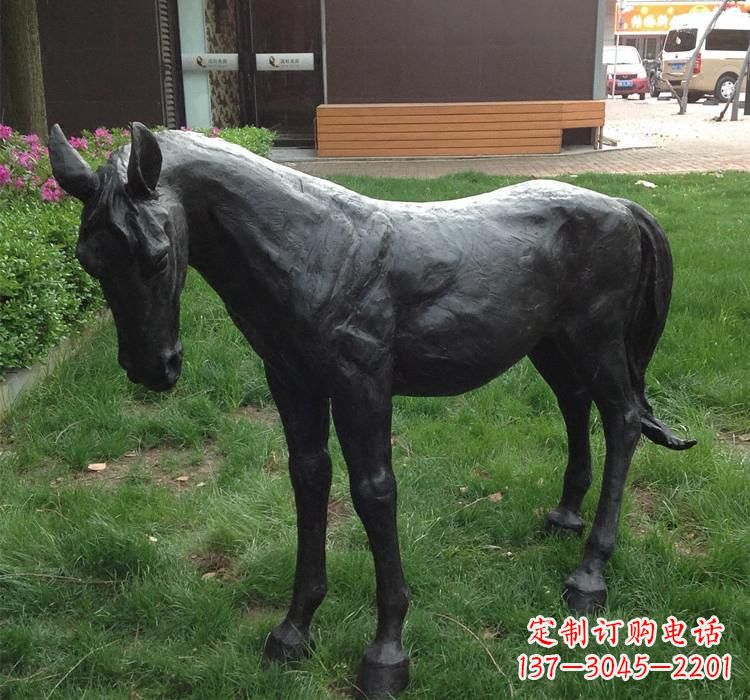 河源公园铜马雕塑