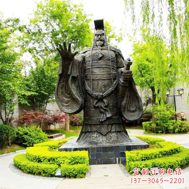 河源定制秦始皇古代帝王大型雕塑