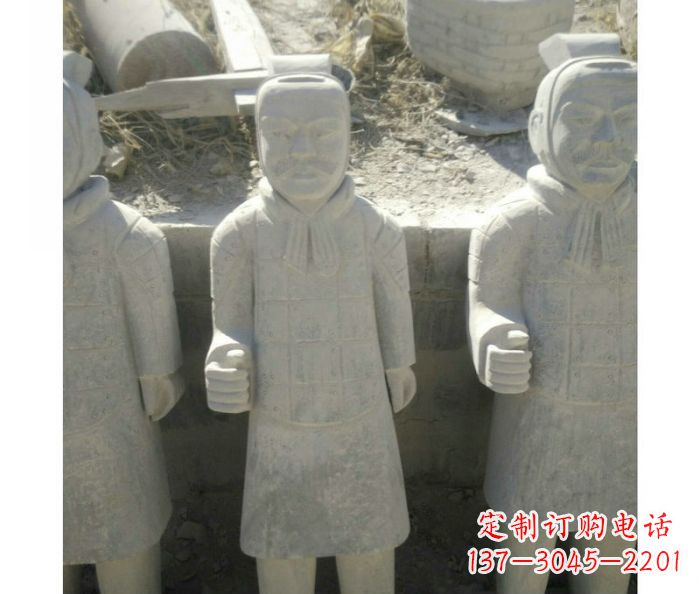 河源欣赏秦帝国历史,精美的兵马俑雕塑