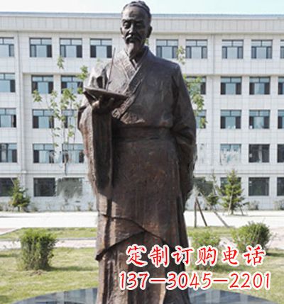 河源传承古代珍贵文化—祖冲之铜雕塑