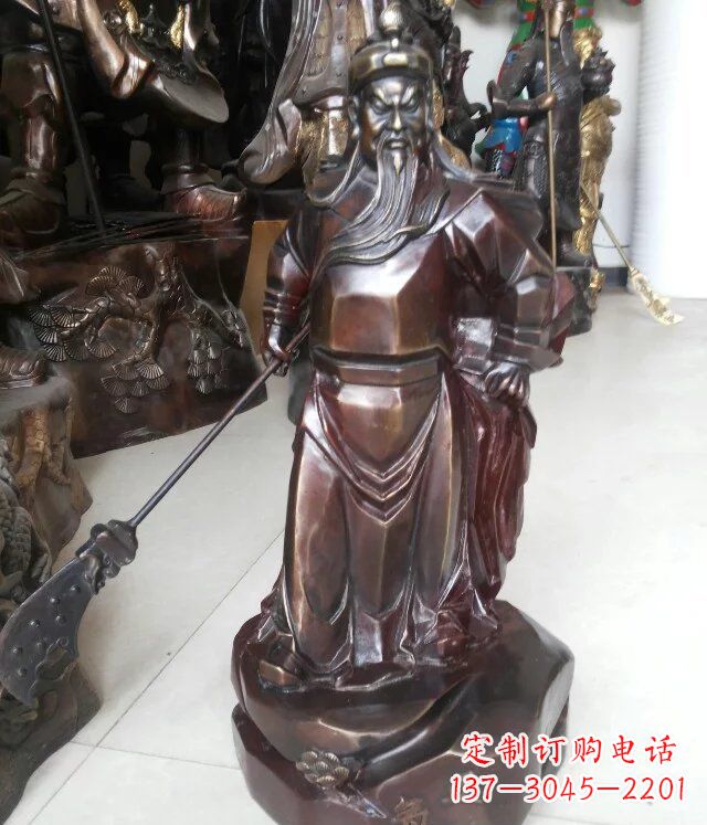 河源中领雕塑&关公铜雕