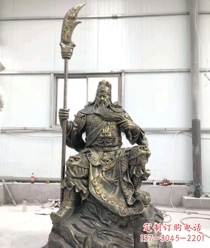 河源关公铜雕,令您的装饰更加添彩