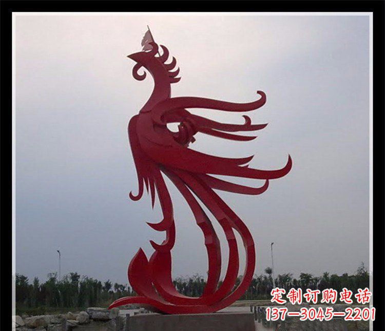 河源精美不锈钢凤凰雕塑
