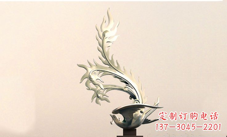 河源精致的不锈钢凤凰雕塑