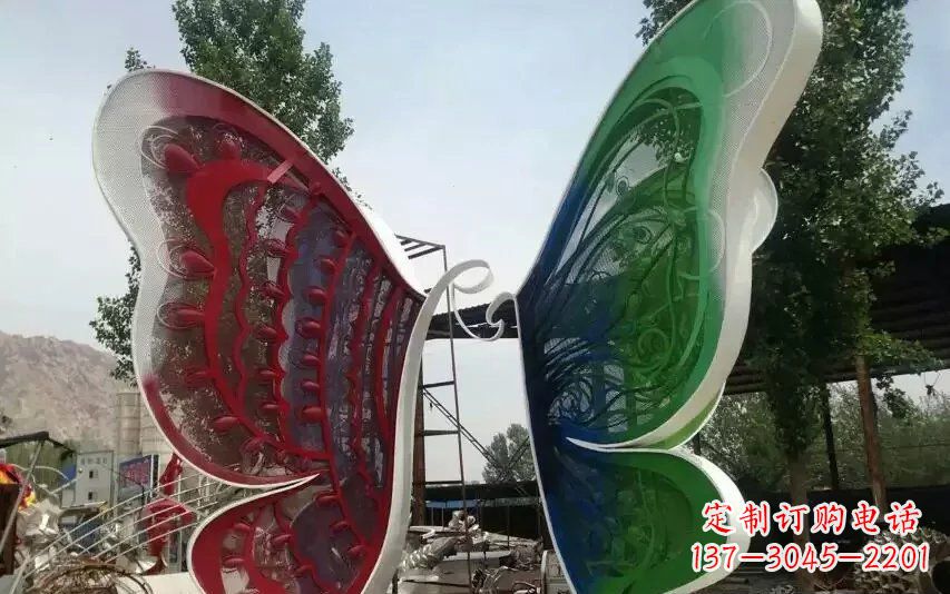 河源精美不锈钢蝴蝶雕塑