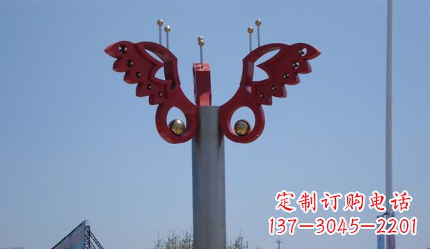 河源欣赏精美蝴蝶雕塑,感受生活的美好