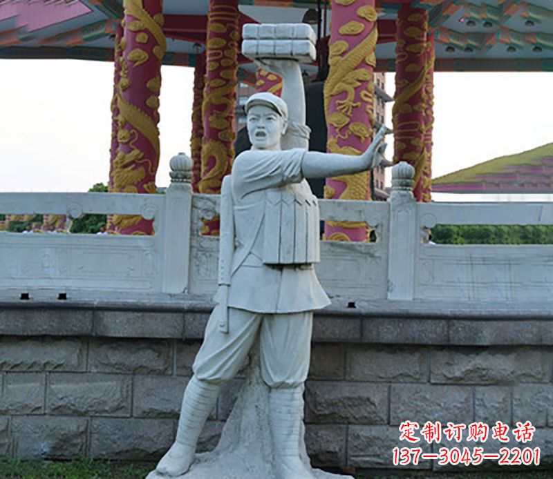 河源董存瑞石雕:一种传承精湛工艺的艺术品
