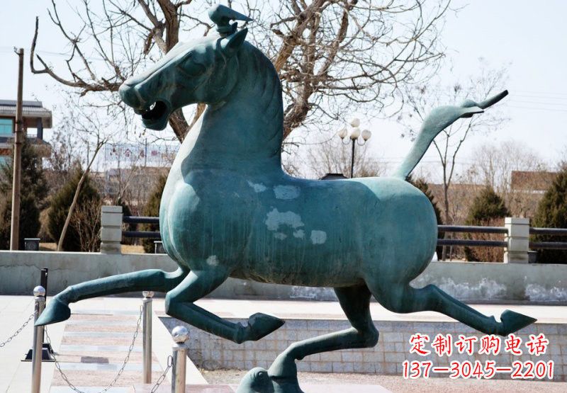 河源艺术品马踏飞燕铜雕塑