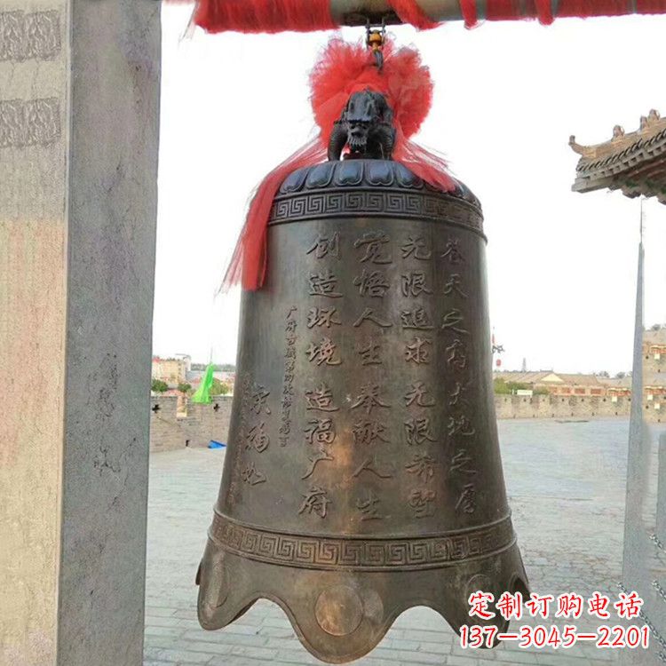 河源传承经典律动热情——亿领中国领先的广场铜钟雕塑