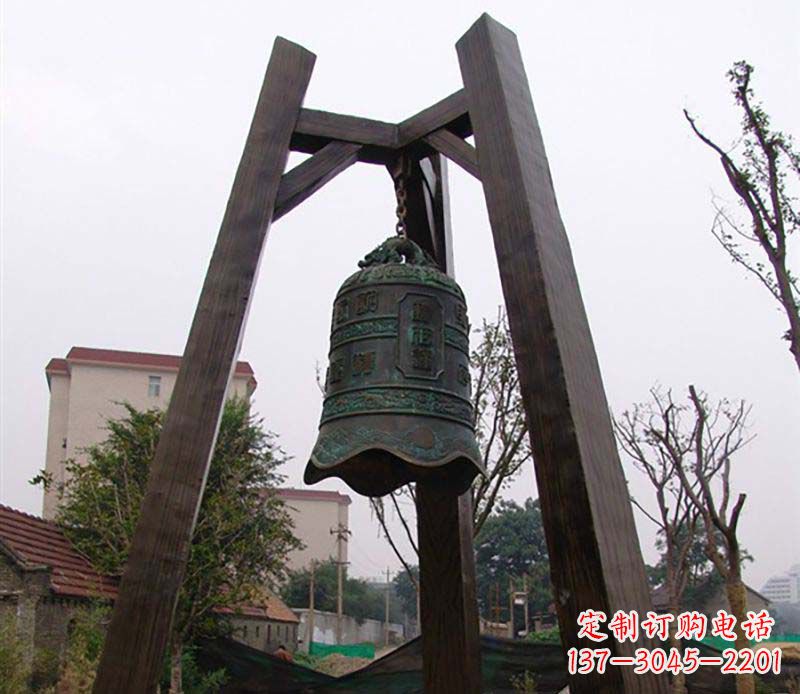 河源大型铜钟雕塑——倍受关注的雕塑定制品