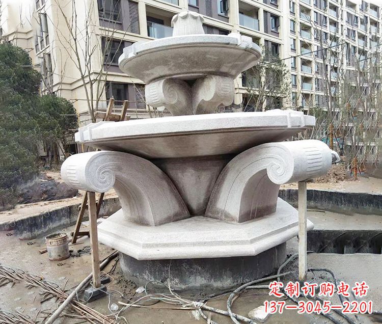 河源海马喷泉石雕