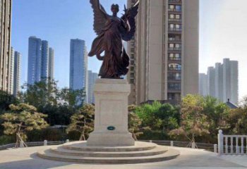 河源中领雕塑：精致的女神铜雕