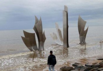 河源海洋船帆雕塑——送给宁静海滩的时刻