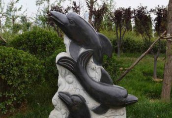 河源特色海豚雕塑，带您体验最真实的海洋梦想