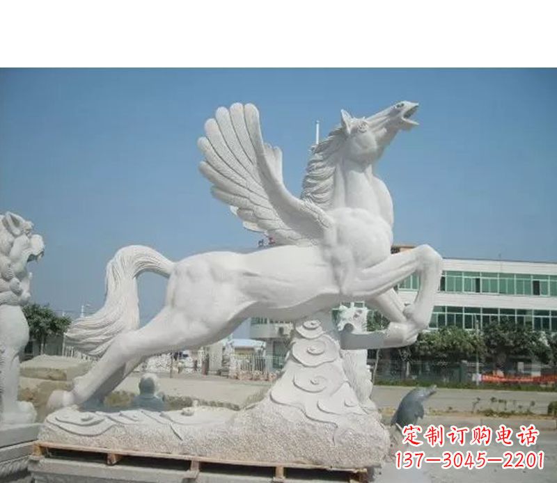 河源中领雕塑推出的精美汉白玉马雕塑,全部由经…