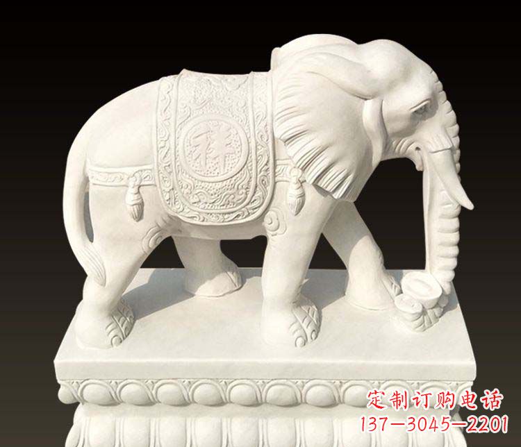 河源精致雕刻给你最美的新型大象雕塑