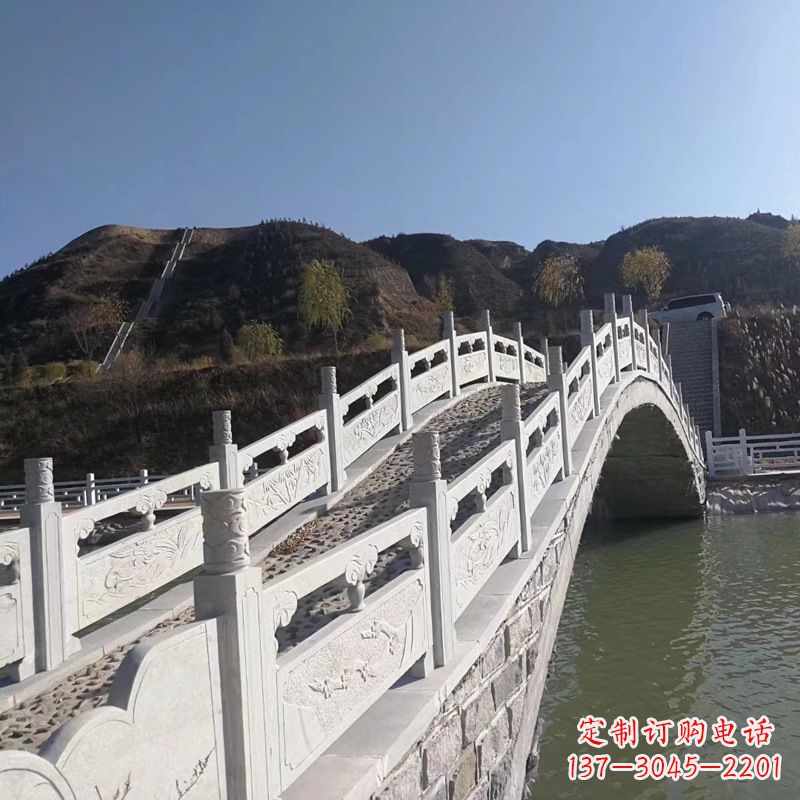 河源汉白玉路桥石栏杆雕塑