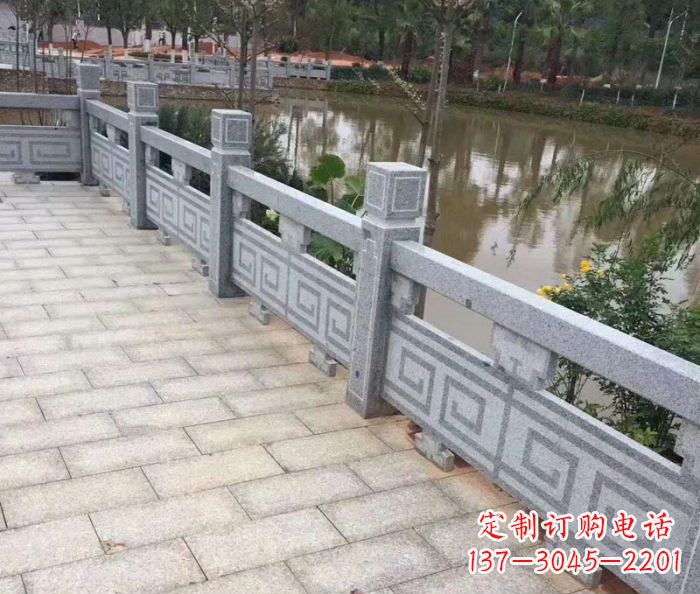 河源中领雕塑护城河建筑石雕栏板
