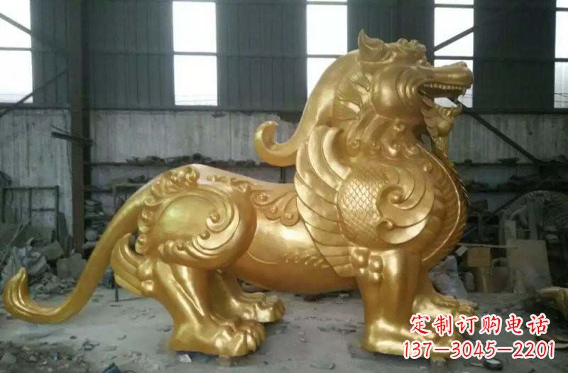 河源精致定制黄铜貔貅雕塑