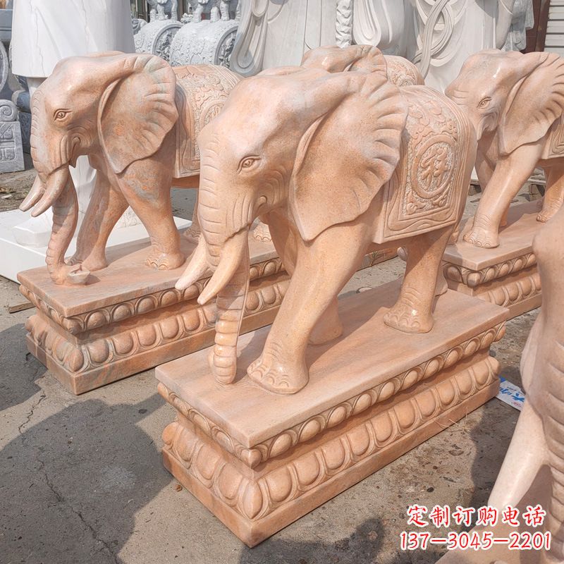 河源中领雕塑:大象雕塑吉祥如意
