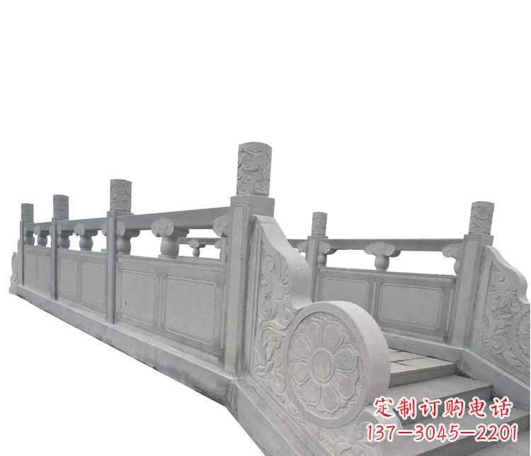 河源中领雕塑精美的大理石栏板石雕