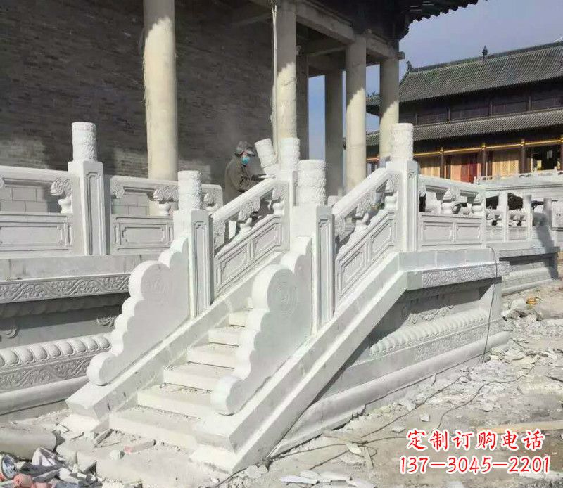 河源大理石栏板石雕,精美绝伦,让建筑锦上添花