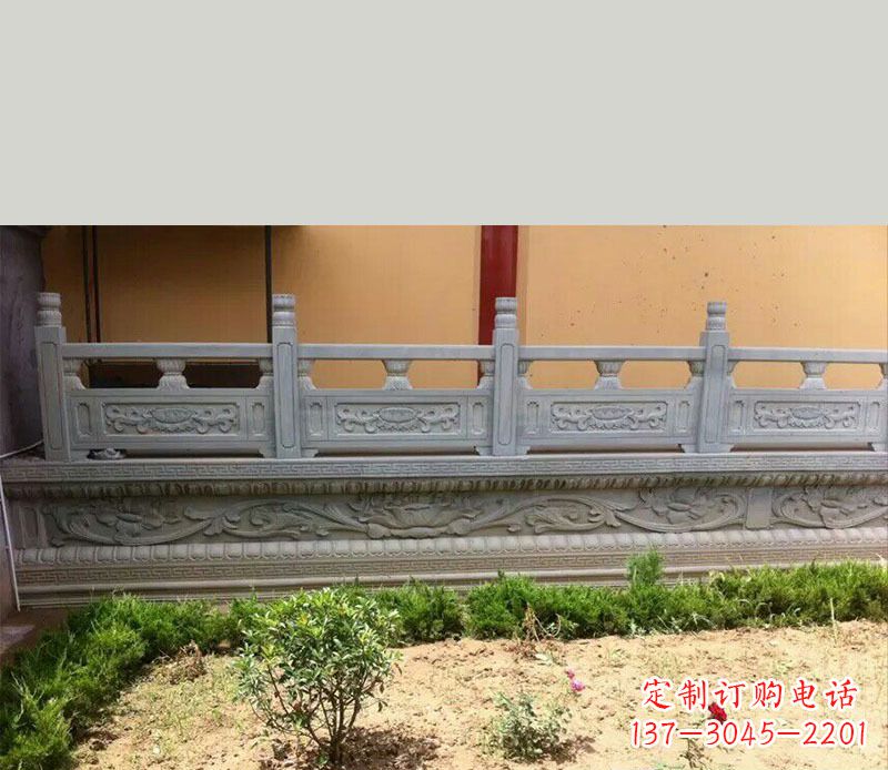 河源尊贵而古典的大理石栏板雕塑