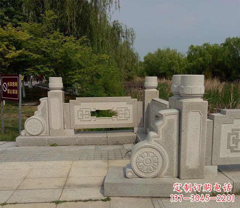 河源大理石栏板石雕,精美绝伦