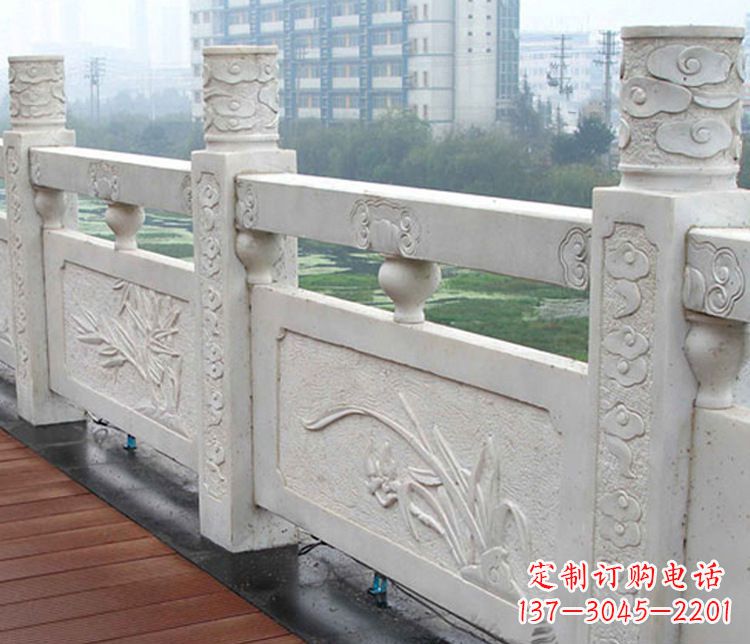 河源精巧雕刻,优质大理石栏板石雕