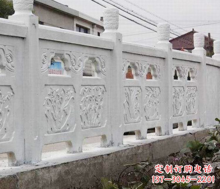 河源优雅大理石栏板雕塑