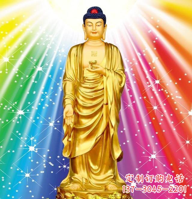 河源中领雕塑推出的鎏金如来神佛铜雕,专为仪式…