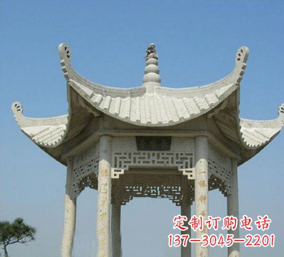 河源领雕塑-凉亭石雕定制厂家