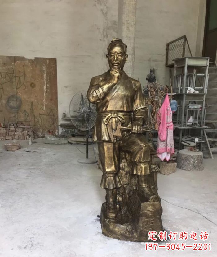 河源鲁班传世经典——铜雕塑