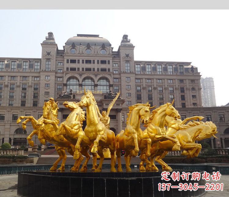 河源马动物铜雕,令您流连忘返