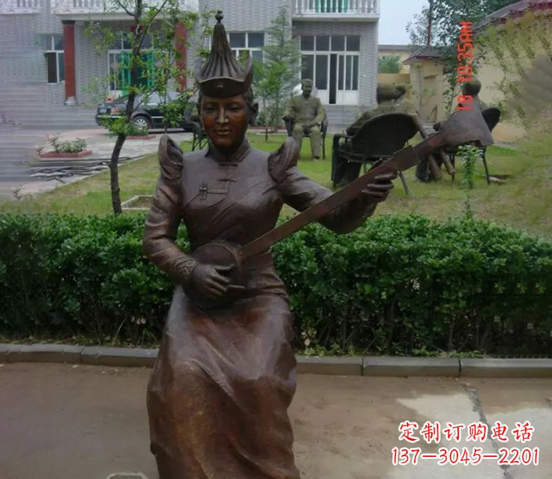 河源中领雕塑:激发女性精神魅力的铜雕塑