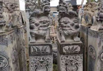 河源中领雕塑——历久弥新的拴马桩雕塑