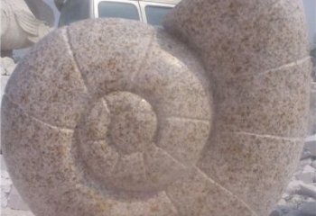 河源花岗岩蜗牛石雕|质感细腻的蜗牛雕塑