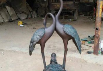 河源龙龟仙鹤铜雕——传承传统，增添福气