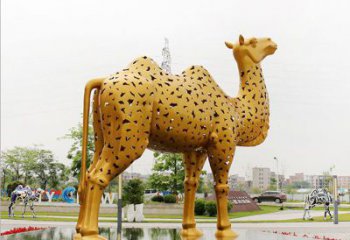 河源中领雕塑：骆驼雕塑精美绝伦