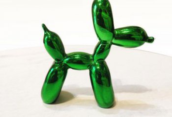 河源绿色气球狗雕塑——精美设计，助您实现室内梦想装饰