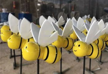 河源动感蜜蜂雕塑，营造精致的都市公园