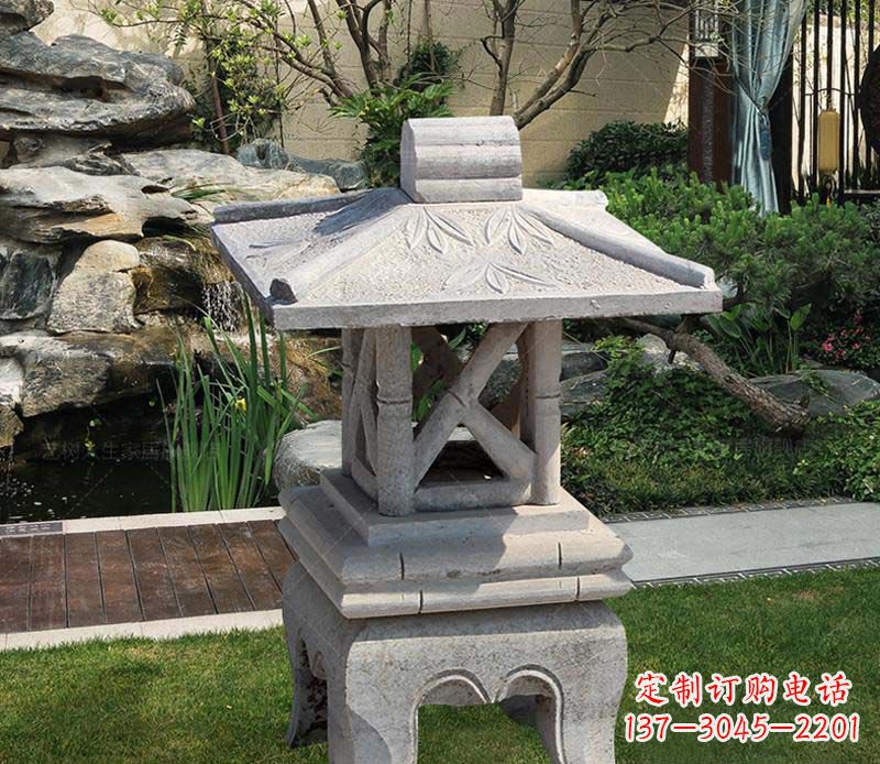 河源青石草坪照明灯石灯