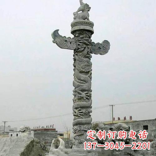 河源青石华表雕塑,带您领略至高贵的艺术之美