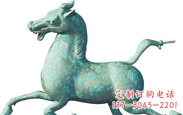 河源青铜马踏飞燕雕塑--给你不一样的精美家居装饰