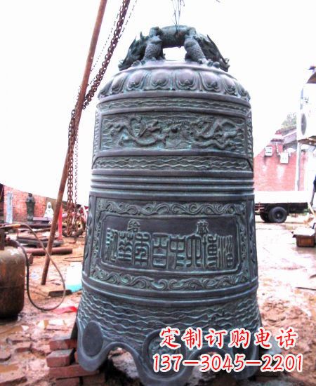 河源精美历久弥新的青铜钟雕塑