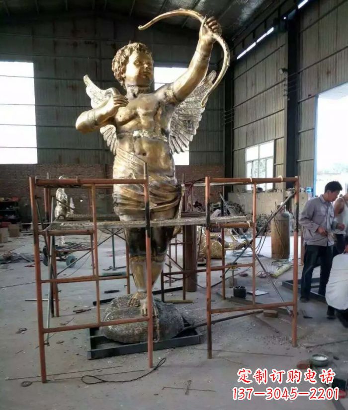 河源尊贵的丘比特铜雕塑