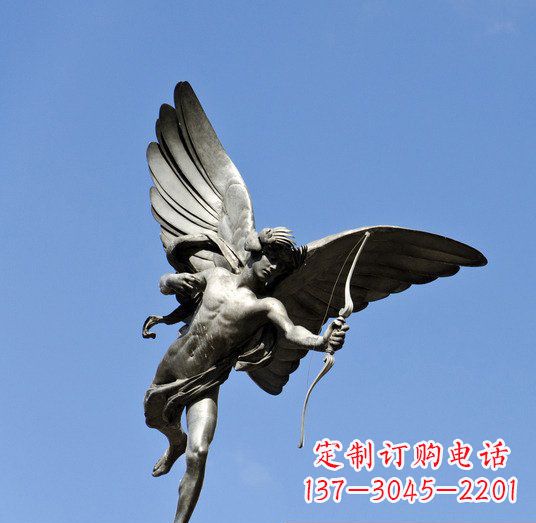 河源拥有传奇色彩的丘比特铜雕塑