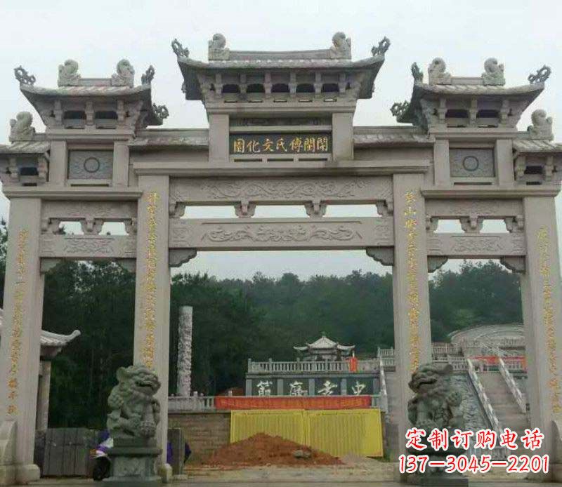 河源中领雕塑:顶级大理石牌坊石雕