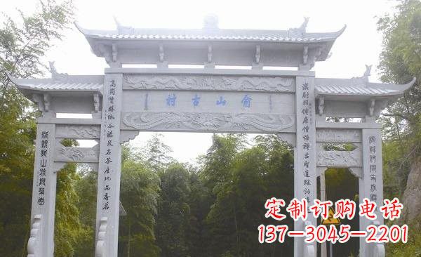 河源让精美的牌坊雕塑为您打造精美环境